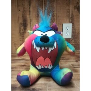 Toy Factory Looney Tunes Taz Tie Dye Plush New/no‎ tags "6